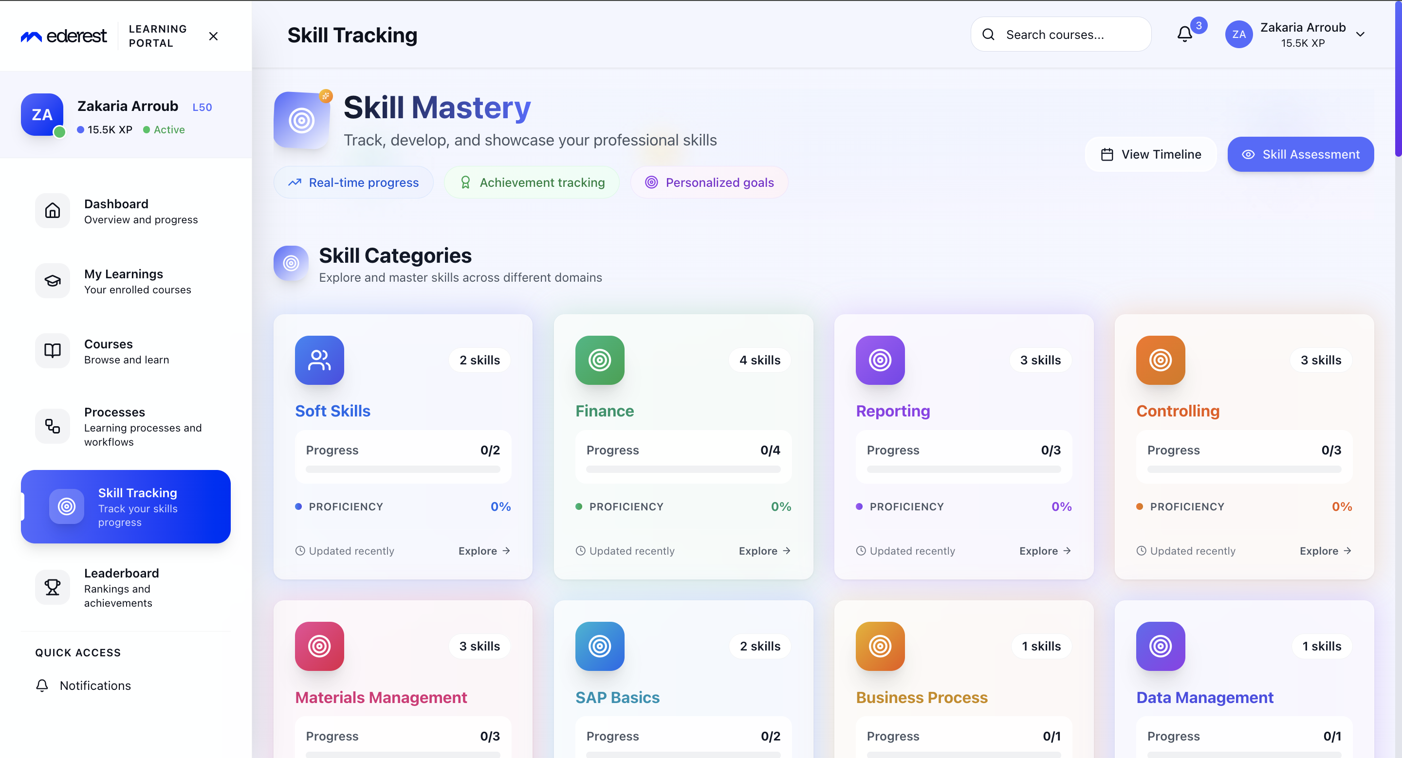 Skills Tracking